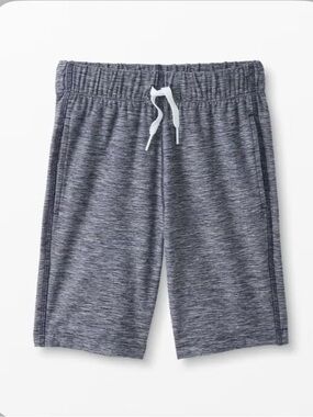 Hanna Andersson Play All Day UV Shorts Heathered Blue Size 100cm 4T Athletic